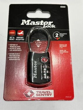 Master Lock TSA-Approved Combination Luggage Lock in Black level 2 lugage lock